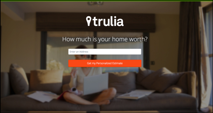 Trulia Landing Page