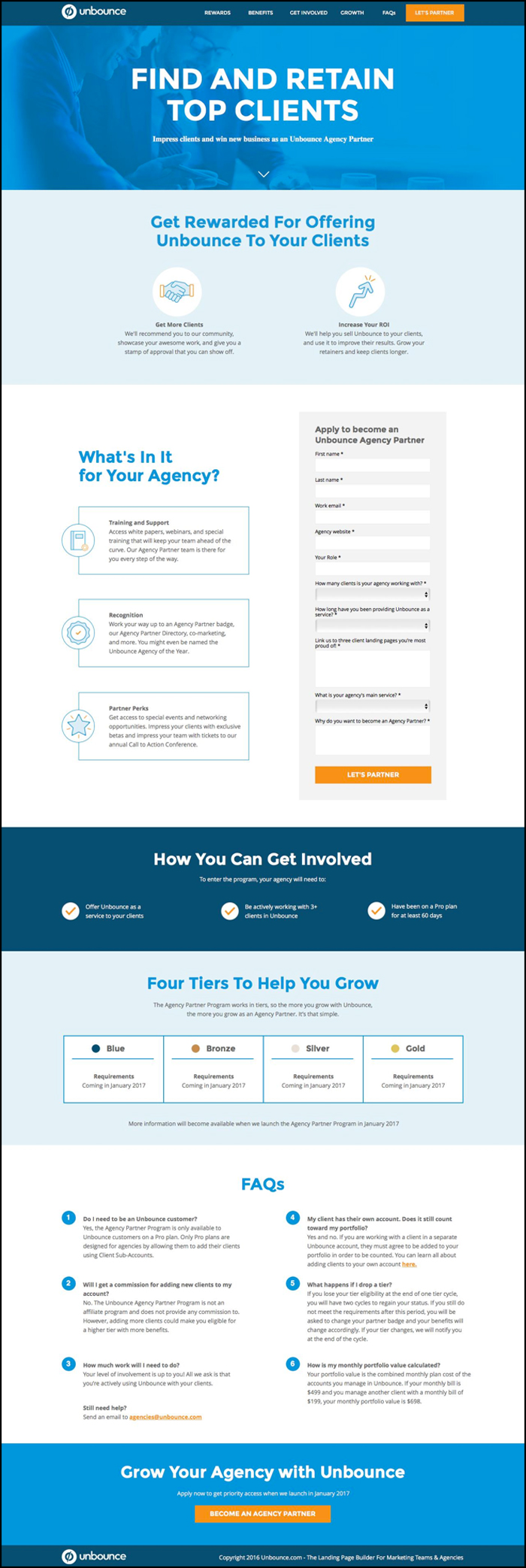 Unbounce Landing Page