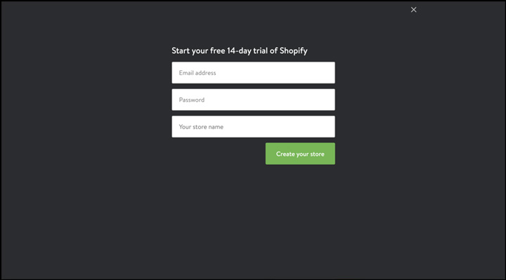 Shopify form