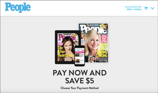 People Magazine Popup